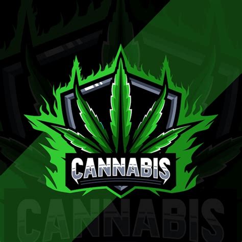 Premium Vector Cannabis Mascot Logo Design
