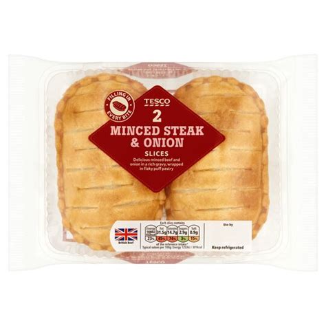 Tesco 2 Minced Steak And Onion Slices 300g Tesco Groceries