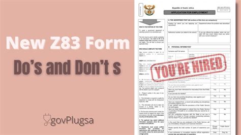 ≫ How To Fill In The New Z83 Form The Dizaldo Blog
