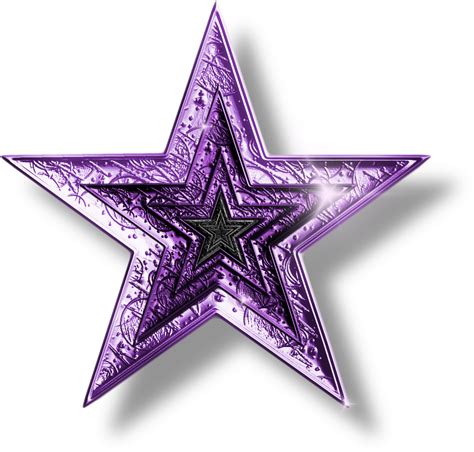 Download Hd Purple Stars Clipart Purple Star Png By Jssanda Silver