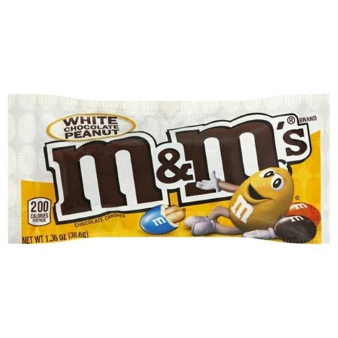 Mandms White Chocolate Peanut 386g Americanfood4u Ihr Onlines