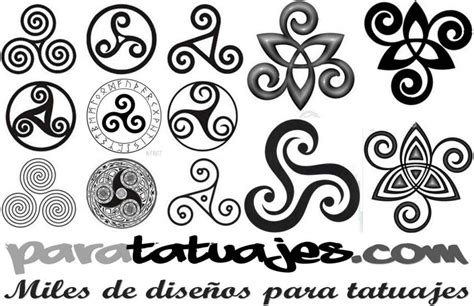 Símbolo Trisquel para tatuajes Diseños y tatuajes Para Tatuajes Tatuaje trisquel Tatuajes