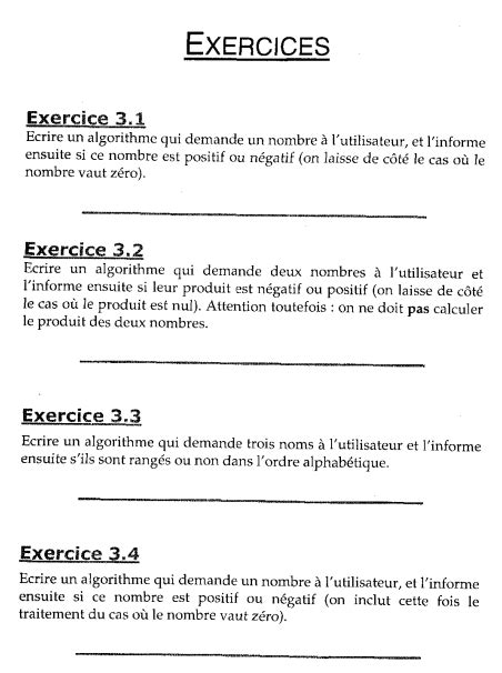 Exercice Corrigé Algorithme Enregistrement