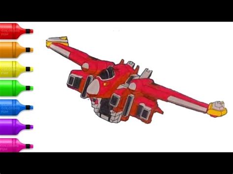 Castrophotos.com gambar jual mainan robot tobot pesawat mini w supersonic transformer di ini. Belajar menggambar mainan pesawat terbang miniforce RTV - How to draw robot mini force sammy ...