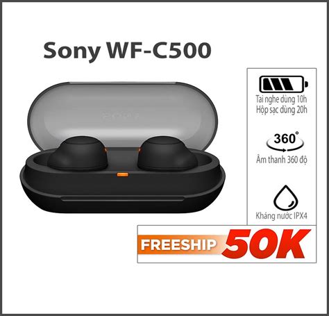 Tai Nghe Bluetooth True Wireless Sony Wf C500 Hàng Chính Hãng Sony