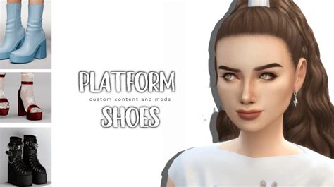 Sims 4 Platform Shoes You Ll Fall In Love With SNOOTYSIMS
