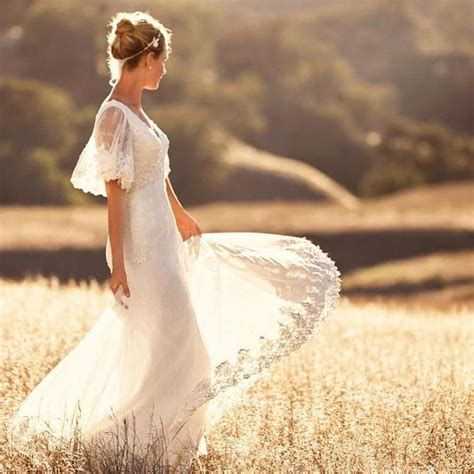 The best wedding guest dresses for summer. Melissa Sweet Wedding Dress with Flutter Sleeves | David's ...