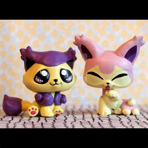 Delcatty And Skitty Inspired Lps Customs By Pia Chu On Deviantart