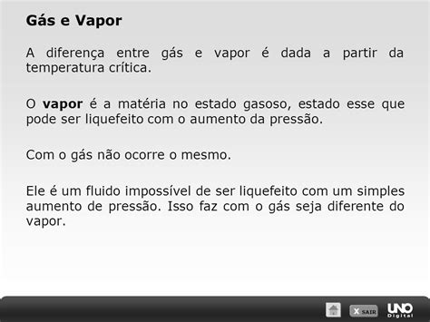 Qual A Diferença Entre Gás E Vapor