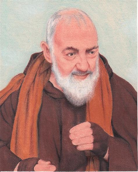 St Pio Of Pietrelcina Drawing By Darcie Cristello Pixels