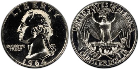 1964 25c Proof Washington Quarter Pcgs Coinfacts