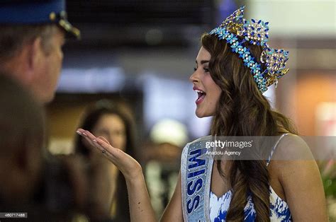 South African Rolene Strauss The Newly Crowned Miss World 2014
