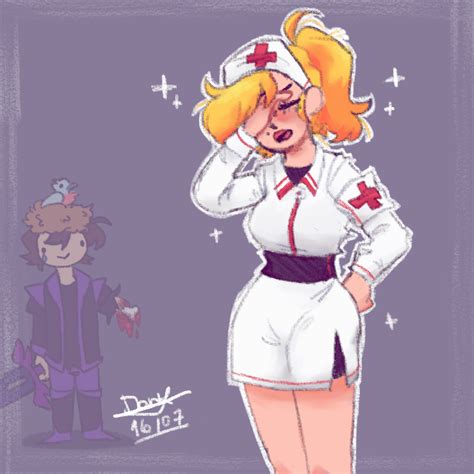 Yall Seemed To Like The Other One So Now I Drew The Nurse Rterraria