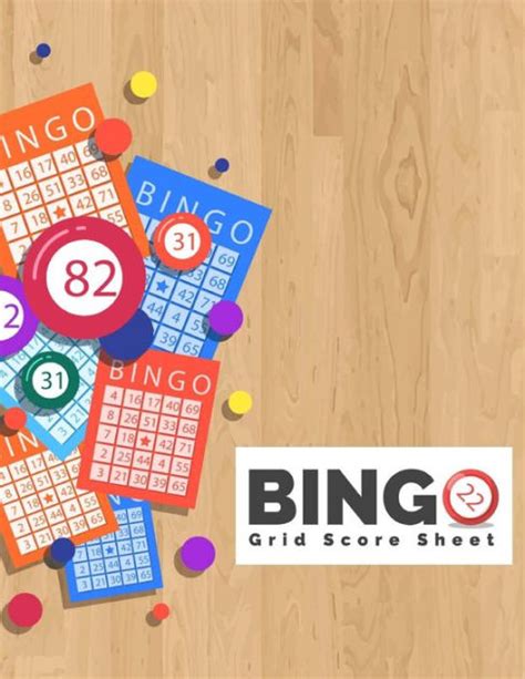 Bingo Grid Score Sheet Bingo Game Record Keeper Book Bingo Score