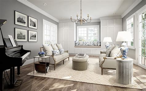 Piano Room Designs | Interior Design by Kathy Kuo Home