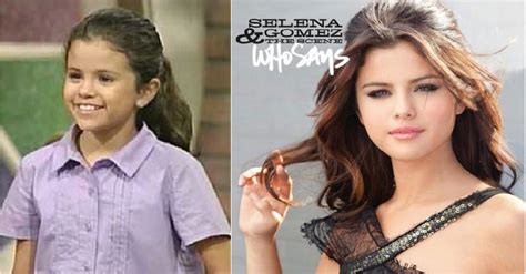 Image Selena Gomez Then And Nowpng Austin And Ally Wiki
