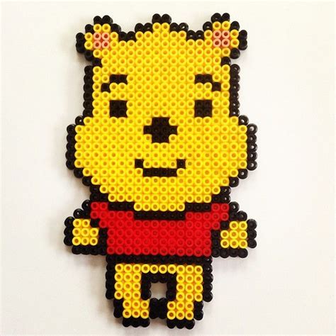 Winnie The Pooh Hama Beads By Cynthiacreation Diy Perler Beads