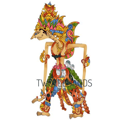 Tapi tidak serta merta wujud fisiknya buruk. Karikatur Wayang Orang : Wayang Wall Art Redbubble ...