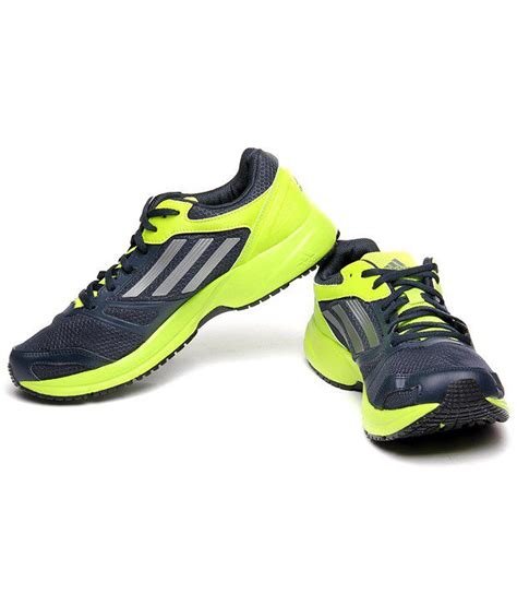 Adidas Fab Black And Neon Green Sports Shoes Buy Adidas