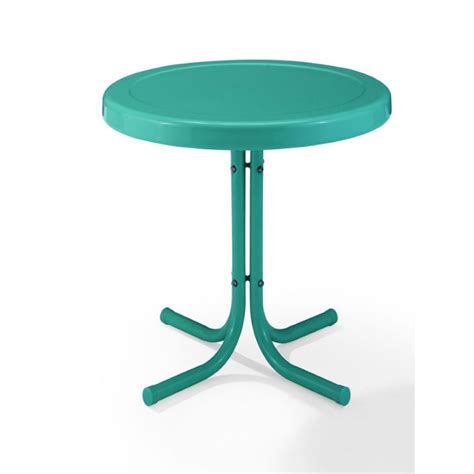 Crosley Furniture Retro Metal Side Table Co1011a Tu