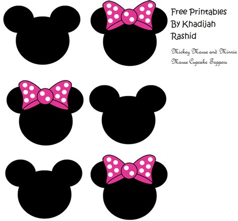 Das ist das neue ebay. Mickey Mouse and Minnie Mouse cupcake toppers. I couldn't ...