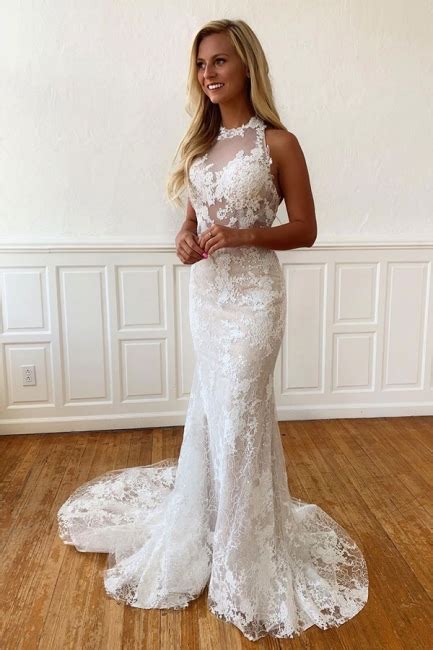 Gerade weiblich wirkende frauen wählen dazu ein meerjungfrau brautkleid bei dem der wow. Elegante Hochzeitskleider Mit Spitze | Brautkleider ...