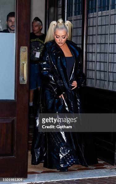 Christina Aguilera Is Seen In Tribeca On June 25 2023 In New York