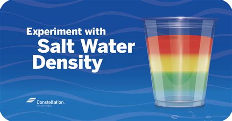 Experiment For Kids Salt Water Density Constellation Residential And