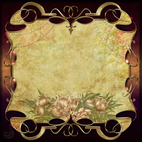 Vintage Frame Decoration Free Ppt Backgrounds For Your Powerpoint Templates
