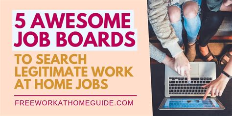 5 Awesome Job Boards To Search Legitimate Work At Home Jobs