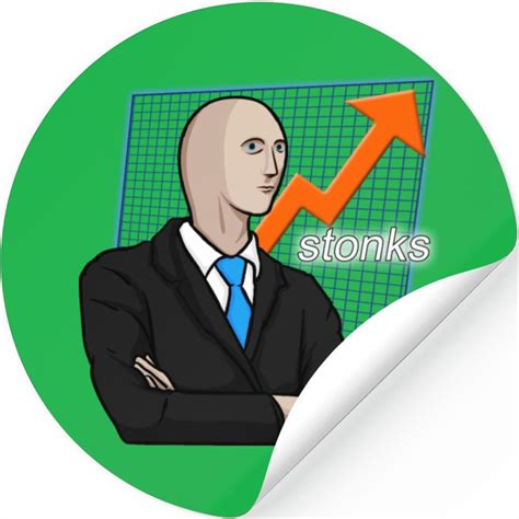Stonks Meme Designed And Sold By Ian Brooks