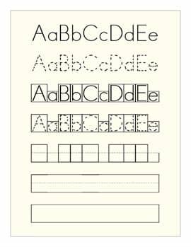 Each page has practice lines for capital and lowercase, capital. TPT - Fonts 4 Teachers: Create a Variety of Handwriting ...