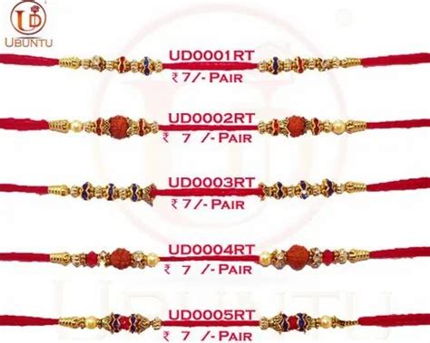 Ud0001rt Ud0019rt 6 6 Exclusive Premium Rakhi Threads For Fancy