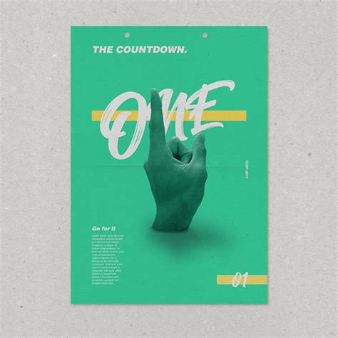 Poster Series The Countdown On Behance