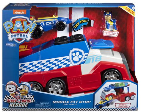 Paw Patrol Ready Race Rescue Team Vehicle Mobile Pit Stop Vehicle