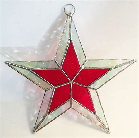New Product Stained Glass Stars 5 12 Inches Beautiful Suncatcher