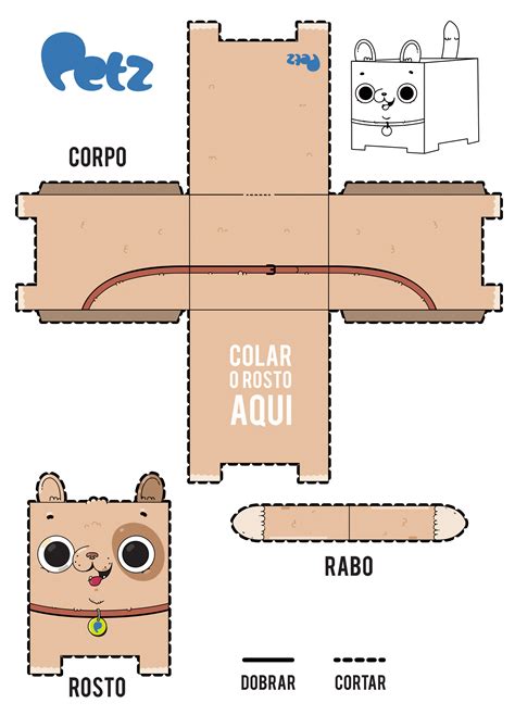 Cachorro De Papel Para Imprimir