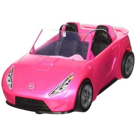Barbie Glam Convertible Sports Toy Vehicle For Doll Pink Car Barbie