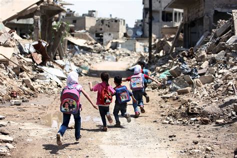 Syrias Students Going To School In A War Zone The Atlantic