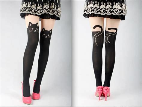 I Want These Cat Tights Fashion Cat Stockings