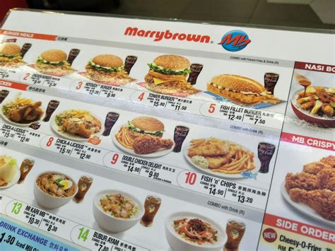 Daftar harga menu mcd yang pasti anda suka. Marrybrown Malaysia - Aku Seorang Traveler