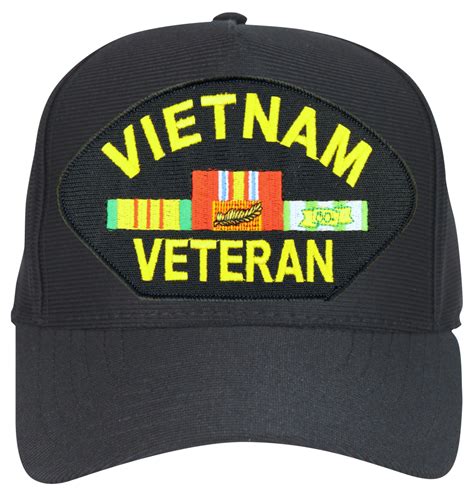 Vietnam Veteran With Ribbons Ball Cap