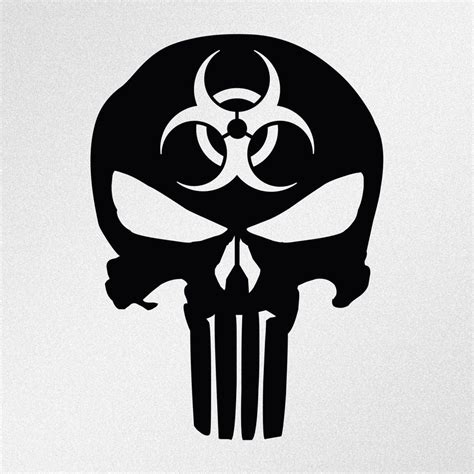 Punisher Biohazard Punisher Skull Skull Artwork Skulls Drawing