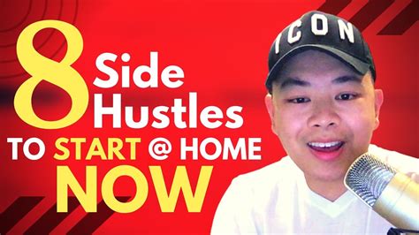 EP017: 8 Side Hustles You Can START at HOME for 2020 - YouTube