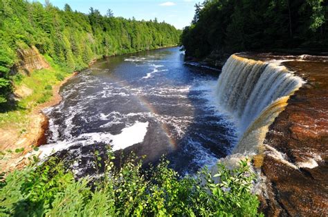 Tahquamenon Falls Michigan Puzzle In Waterfalls Jigsaw Puzzles On