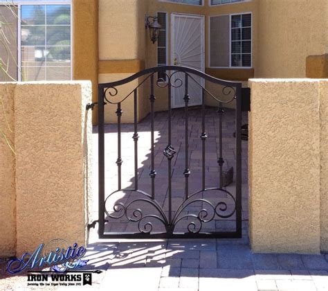 Elegant Wrought Iron Courtyard Entry Gate Wrought Iron Gate Designs