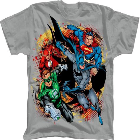 Dc Comics Boys Graphic T Shirt Justice League Of America