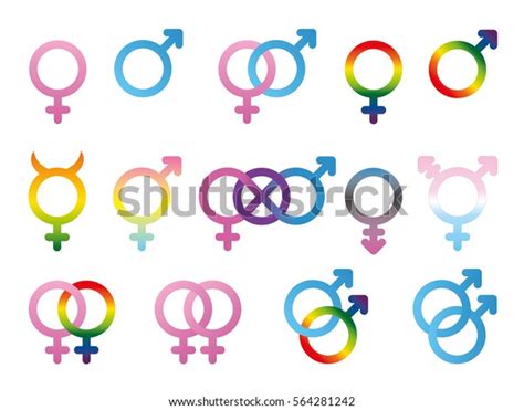 gender sexual orientation icon set isolated stock vector royalty free 564281242