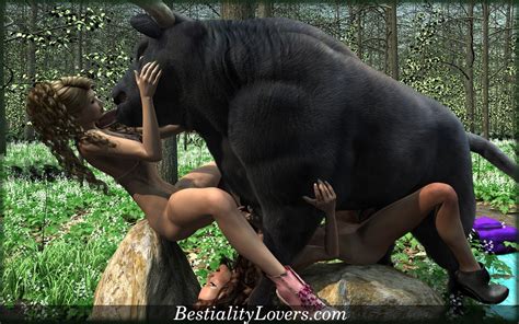 Rule 34 3d 3rd Party Watermark Bovine Cattle Darksoul Female Feral Group Group Sex Human