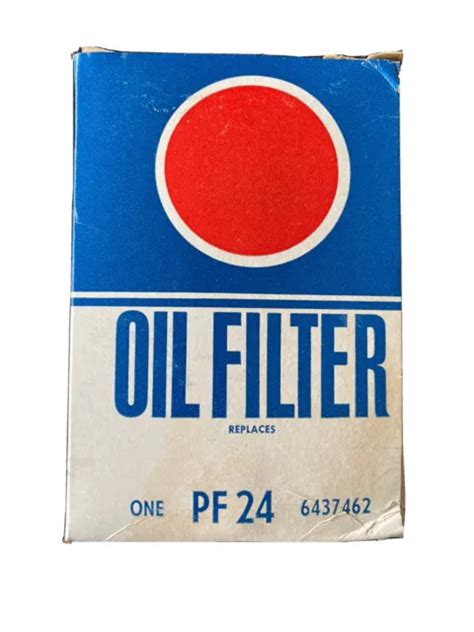 Vintage Nos Ac Delco Gm Oil Filter Pf 24 6437462 1500 Picclick